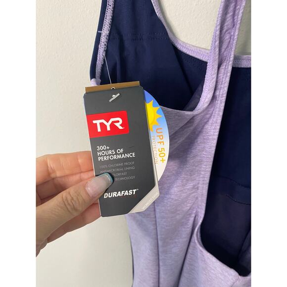 New TYR Women's Maxifit Splice Swimsuit, Size 12 - Picture 4 of 4